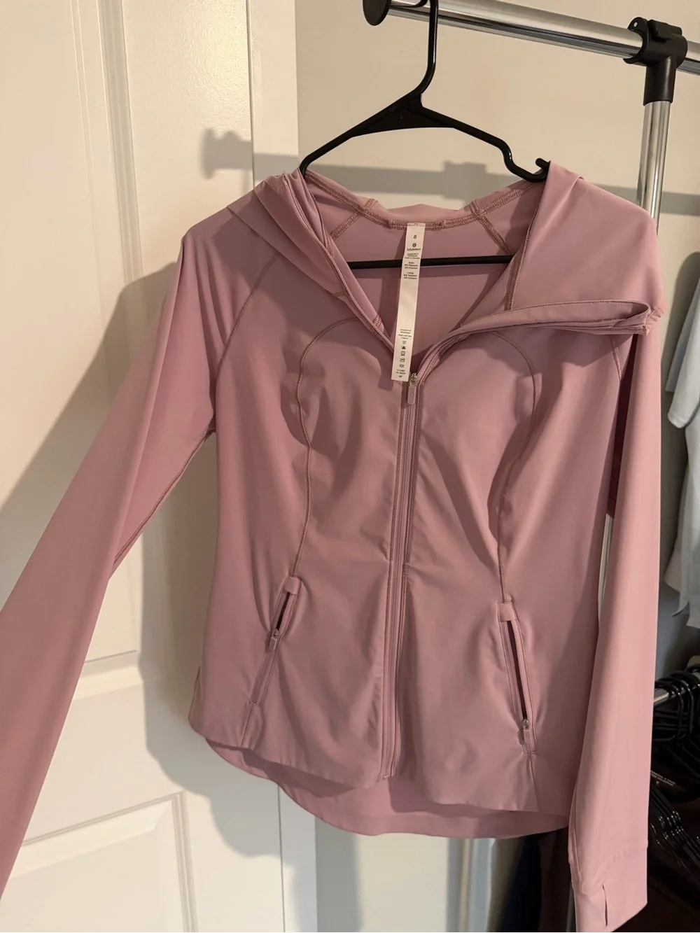 Purple Lululemon Hooded Zip-Up Jacket